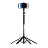 A17 Selfie Stick: Aluminum Alloy, Bluetooth Remote, 1.8m Floor Stand, One-Button Open, with Fill Light for Live Streaming