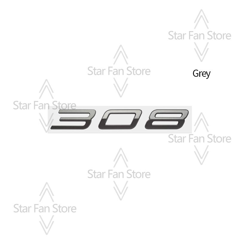 HRUC6 Metalowe Do Nowego Peugeot 308 208 508 Emblemat z Logo Naklejki 3D Emblemat Błotnika Naklejka Akcesoria Samochodowe Dekoracja Litery Stylizacja Samochodu