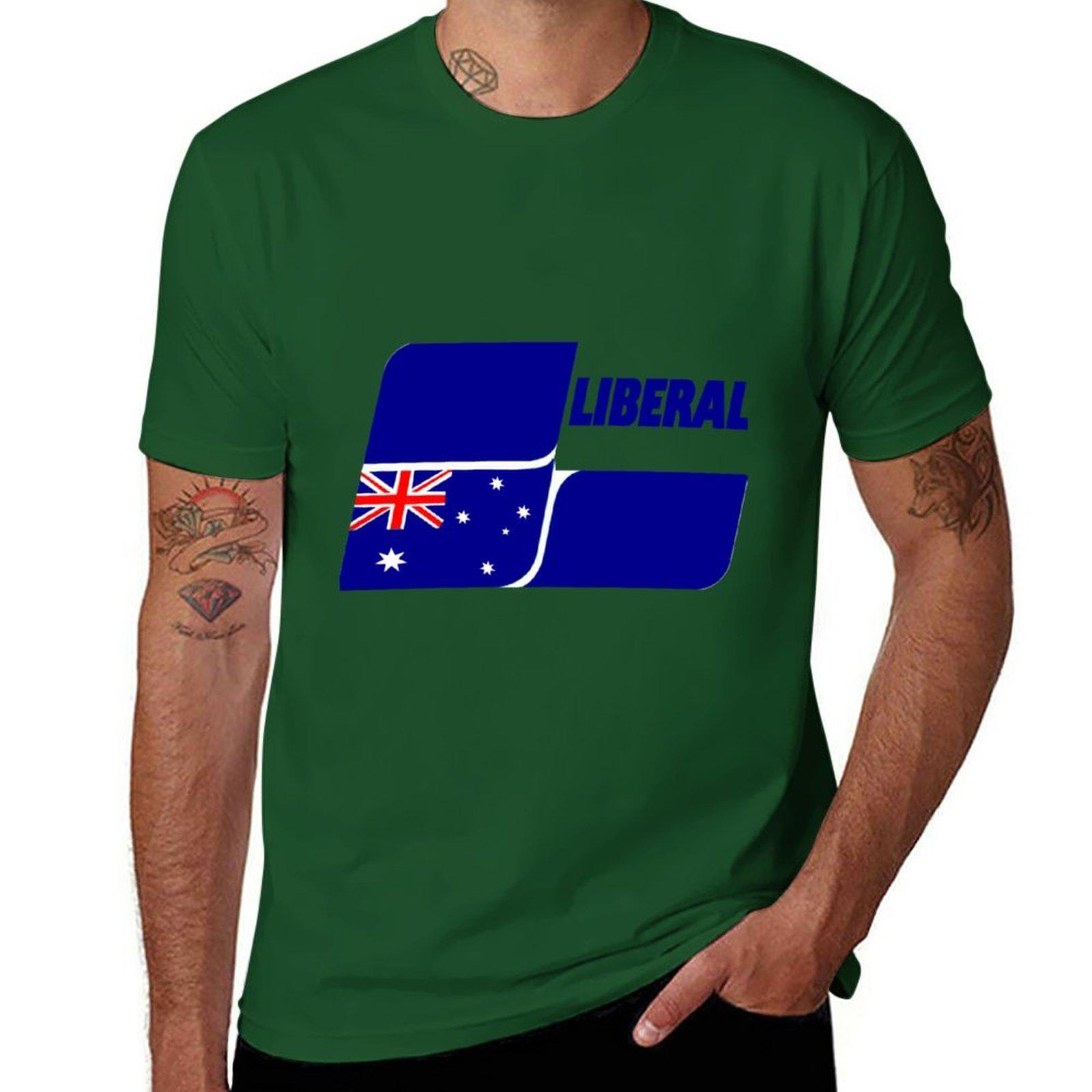 

Liberal Party of Australia Logo TShirt new edition oversized summer clothes slim fit t shirts for men 4XL