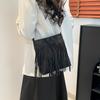 Women's Retro Fringed Bag, New Design Sense, High Value, Large Capacity, Shoulder Underarm Bag, Trendy Messenger Bag