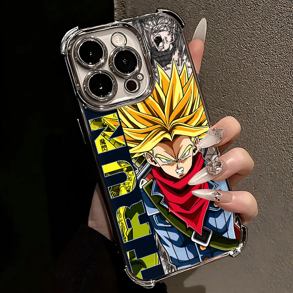 

New Cool D-Dragon Balls Plating Phone Case For IPhone 17 17e 16e 16 15 14 13 12 11 Pro Max X XR XSMax 8 Mini Air Plus Anti-Fall iPhone 11
