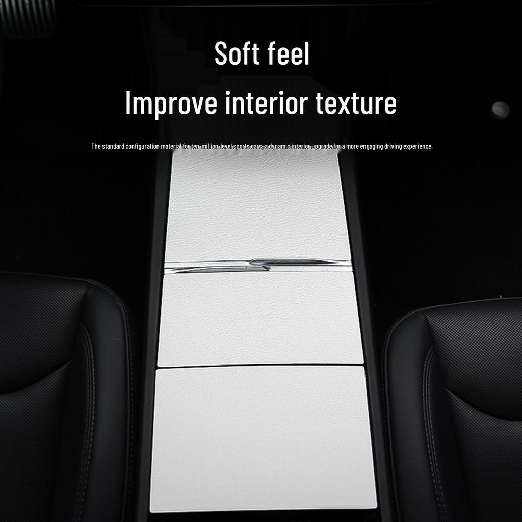 Tesla Model 3/Y Center Console Suede Protective Film Sticker