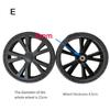 2pcs Rubber Caster Wheelbarrow Replacement Wheel Tire For Hand Truck For Shopping Carts Wagons Mowers Carts Tire And Rims Hub