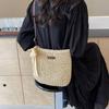 Yogodlns Ladies Fashion Summer Straw Crossbody Bag Women Beach Holiday Shopping Woven Shoulder Handbag Purses