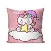 Pink Rainbow Unicorn Print Decorative Pillowcase Bedding Home Decor Cushion Pillowcase