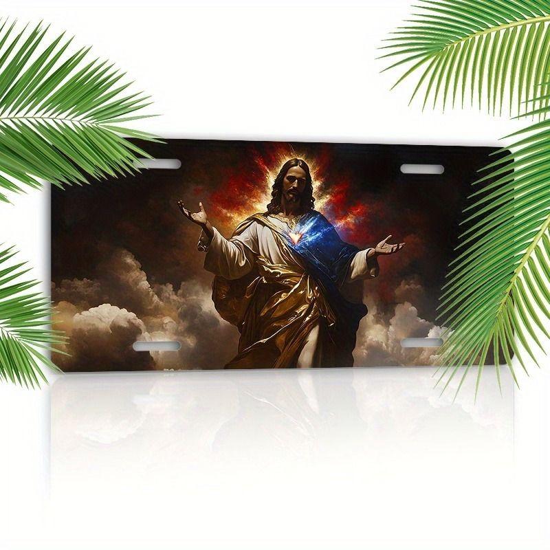 Souvenir Metal License Plate, Custom Auto Sign 15x30cm