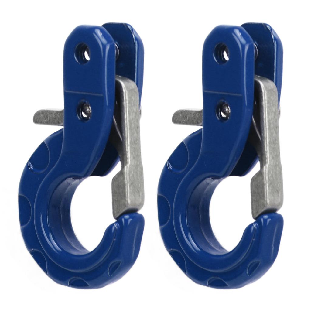 2Pcs RC Trailer Hook Aluminum Alloy Corrosion Resistant RC Trailer Chain for SCX10 110 Car Model