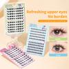Glue-free False Eyelashes Self-adhesive Cluster Lashes Eye Lashes DIY Eyelash Extension NO Glue Lashes Reusable False Eyelashes