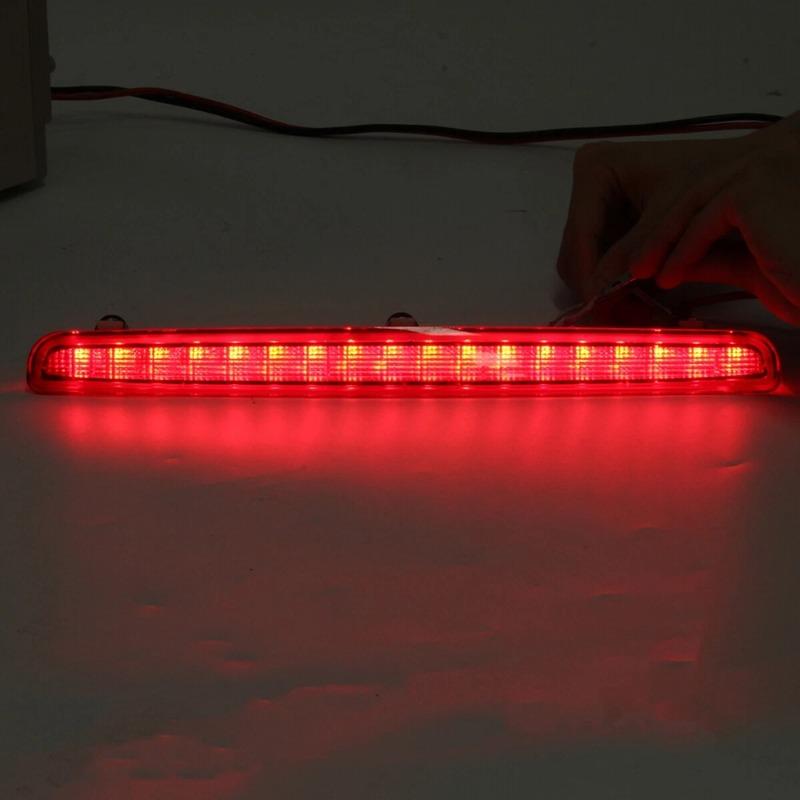 1pc Rear Lamp Red Lens 18 SMD LED High Level Brake Stop Light 7E0945097A For VW T5 TRANSPORTER / MULTIVAN / CARAVELLE 2003-2015