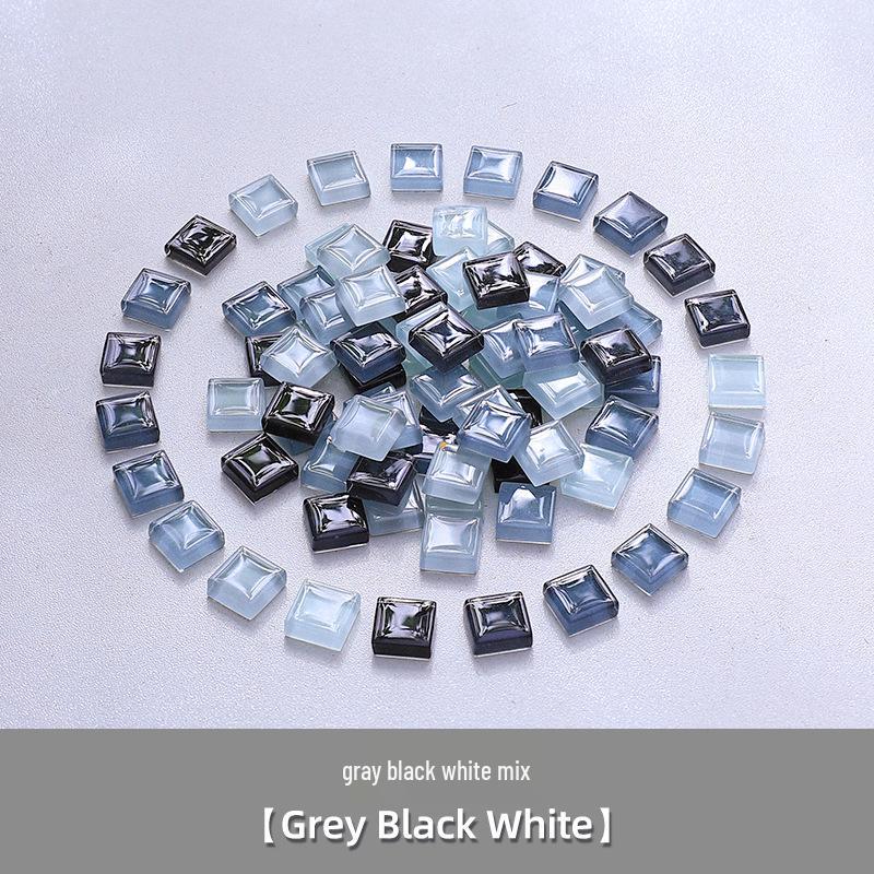 1cm Crystal Glass Colored Stones Mosaic DIY Kit for Kids