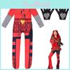 2024 Descendants 1989 Costume Soft Polyester Spandex Jumpsuit For Kids