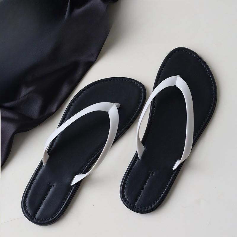 Niche Soft-soled Herded Shoes for Women Flat-bottomed Flip-flops