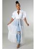 Plus Size Chic Women's Short Sleeve Blouse - European & American Style