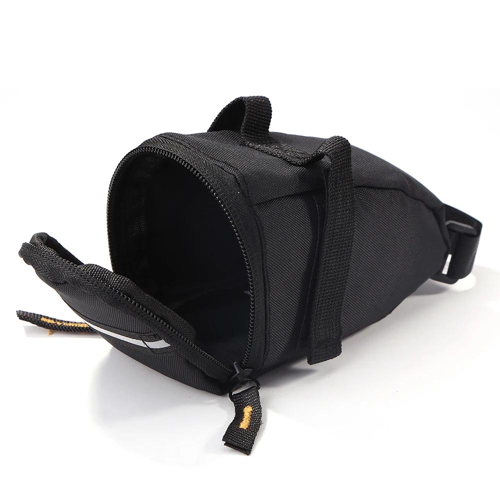1-10pcs 1L Bicycle Saddle Bag Rainproof Portable Storage Bag Polyester Fiber Rear Seat Bag Splash Cycling Accessories Hot Sale