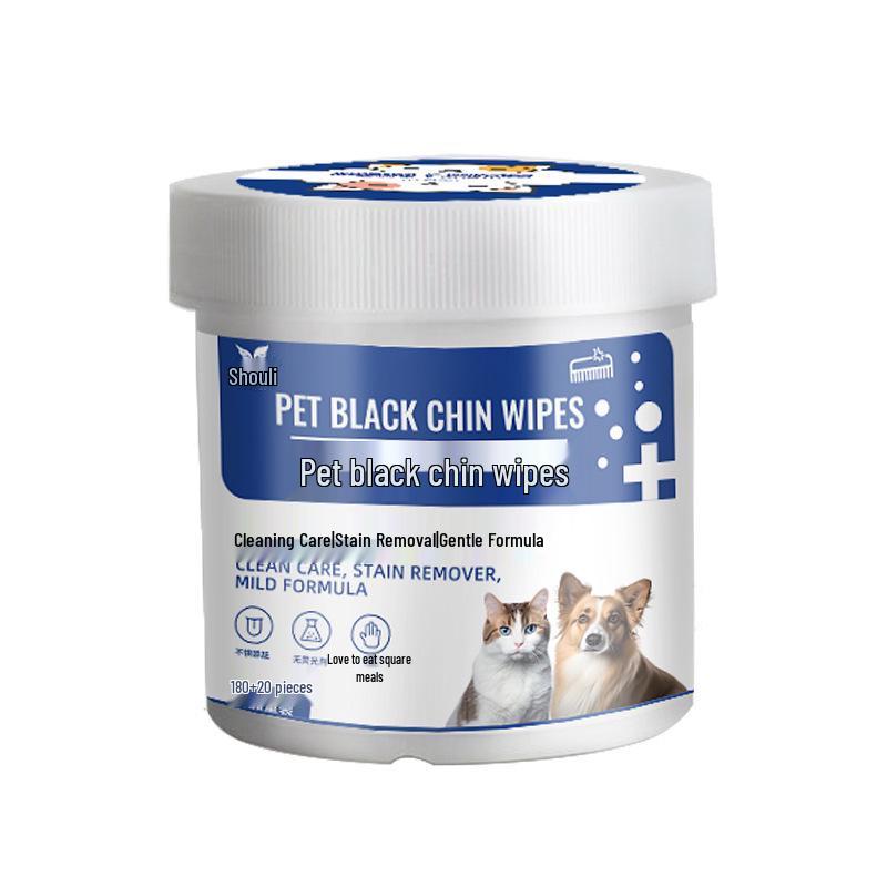 Pet Eye Wipes, Tear Stain Remover, 130 Ct, Non-Woven Material for Dogs & Cats