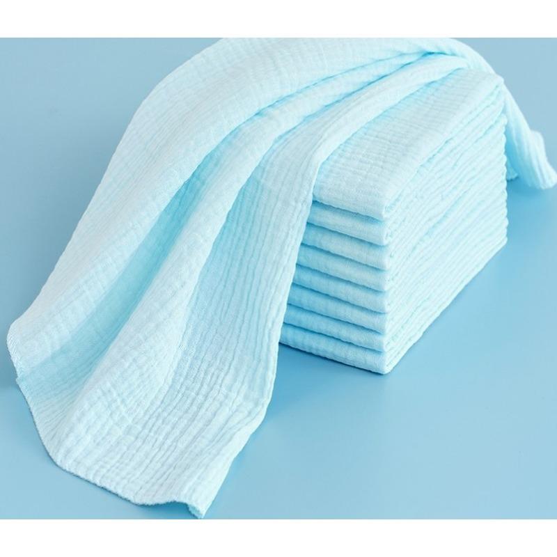 5 Stück/Los 100% Baumwolle Baby Mullwindeln - 45*43cm Waschbar Weich Perfekt für Neugeborenen Windelwechsel & Doppelte Verwendung als Babytücher