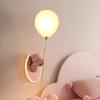 Children's Room LED Wall Light Pink Balloon Bear Wall Light Modern Warm Princess Room Nursery Girl Boy Bedroom Bedside Light