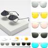Men Women Polarized Clip On Sunglasses Anti Glare Night Vision Glasses Photochromic Car Driver Goggles UV400 Eyewear Clips