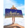 Customized Beach Towel Name Personalized Super Absorbent Bath Towel Lightweight & Compact Pool Towel Summer Seaside Wholesale