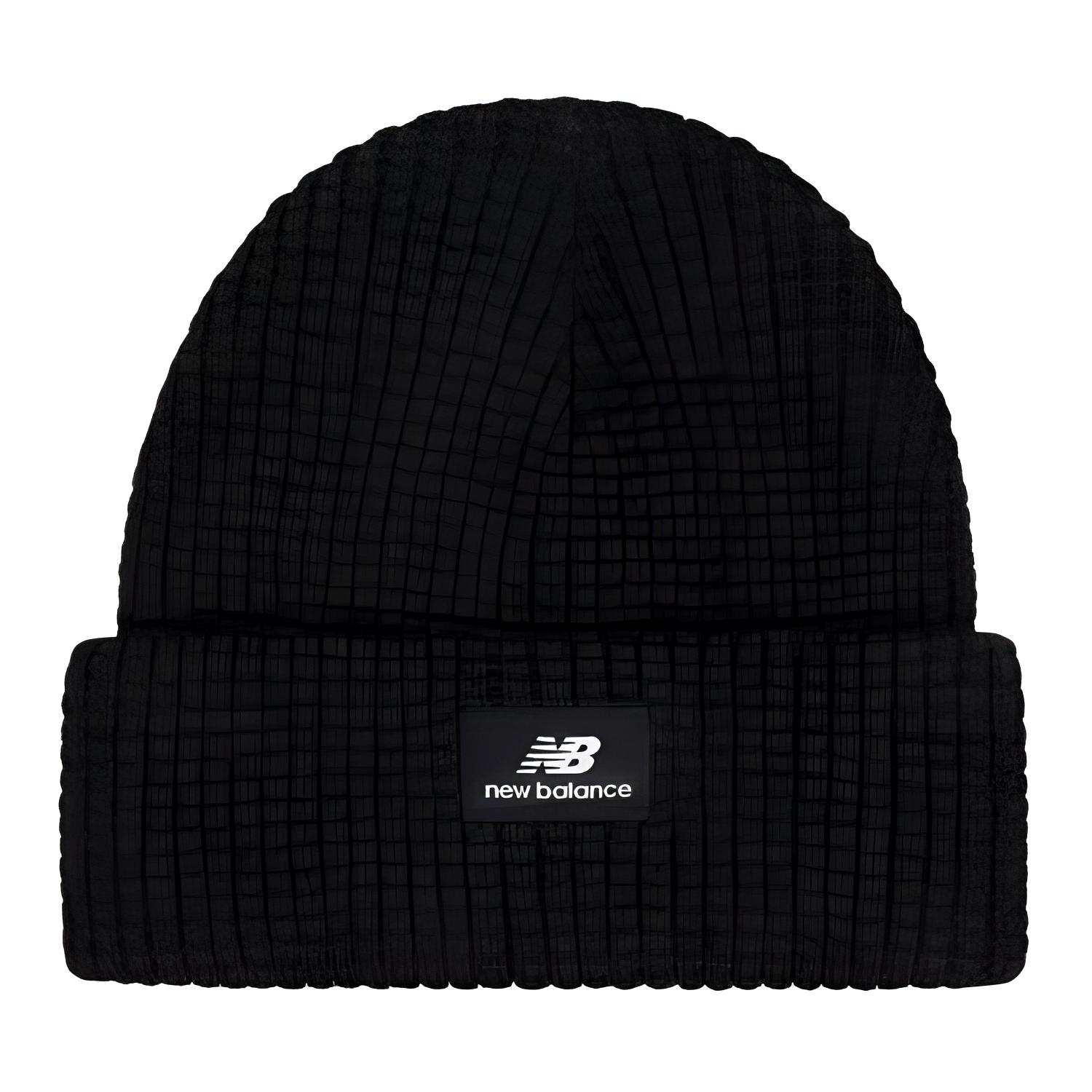 

New Balance Polyester Beanies Unisex Beige/Black New Balance LAH44421 OS чорний