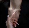 Sterling Silver Pearl Heart Necklace for Women - Niche Design, Versatile High-End Feel, Clavicle Chain