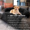 Large Round Comfortable Plush Kennel Plush Blanket Dual-use One Pet Kennel Dog Sofa Bed Pet Supplies Washable Soft Warm Nest Bed