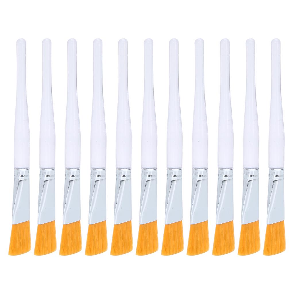 10PCS Face Mask Brush Applying Sleeping Mask Soft Applicator Brushes Plastic Handle