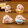 Miniature Cartoon Dog Micro Landscape Resin Ornaments For Home Decoration Kawaii Animal Puppy Figurine Desk Room Decor Gift