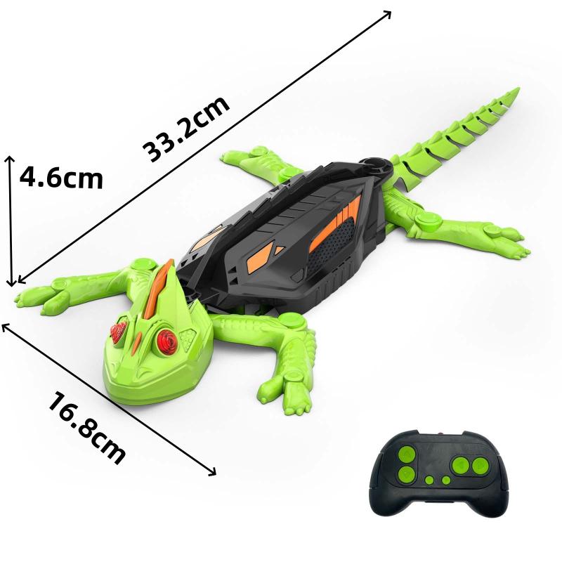1Set Remote Control Cockroach Spider Gecko Simulation Crawling Toy Kid Wall Climbing Chameleon Charging Halloween Prank Toy Gift
