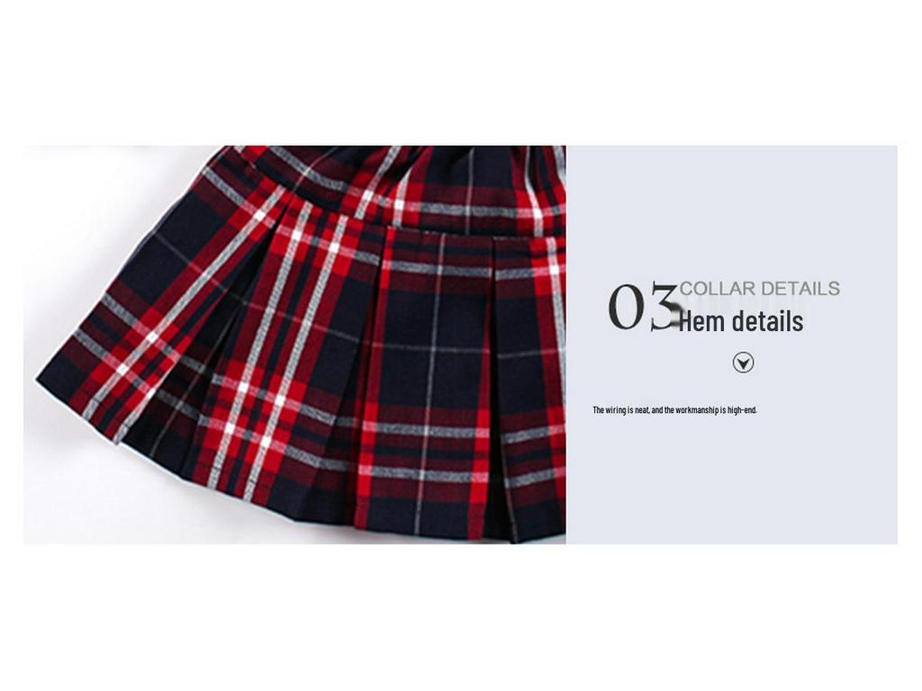 Kinder Frühling/Herbst 2025 Schuluniform-Set: Gestrickte Strickjacke, Pullover und Kindergarten-Outfit