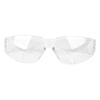 Unisex Eye Protective Windproof Goggles Safety Clear Frame Lens Glasses Eyewear