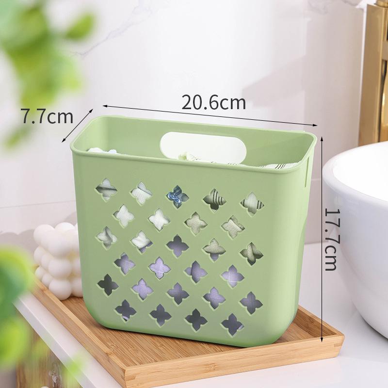 

Wall-Mounted Foldable Laundry Basket for Bathroom Storage