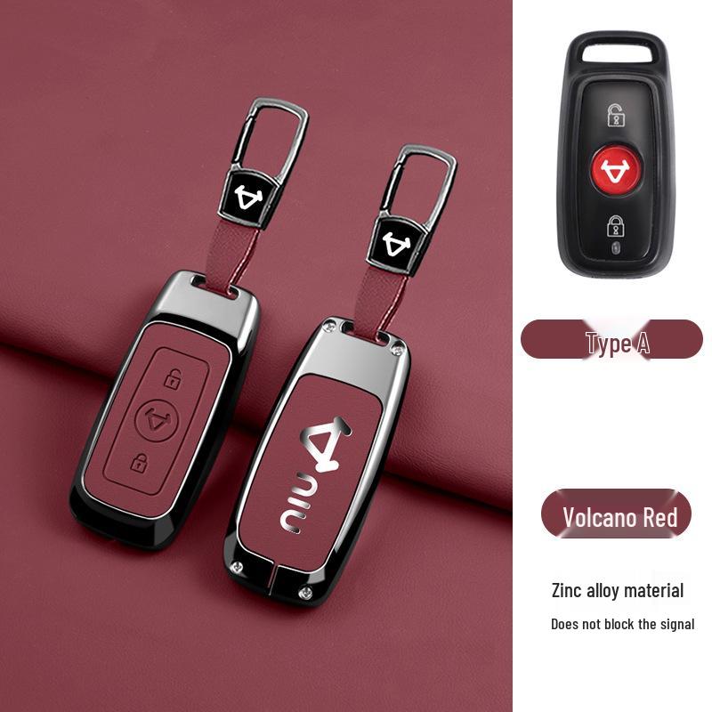 Little Cow Electric Vehicle Key Cover for M1/U1/NQI/U Models - Men's and Women's Remote Control Key Bag with Buckle