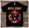 Mortal Kombat Retro Graphic Tee Unisex Short Sleeve Shirt S-5XL Unisex T-Shirt