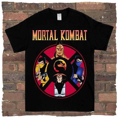 Mortal Kombat Retro Graphic Tee Unisex Short Sleeve Shirt S-5XL Unisex T-Shirt