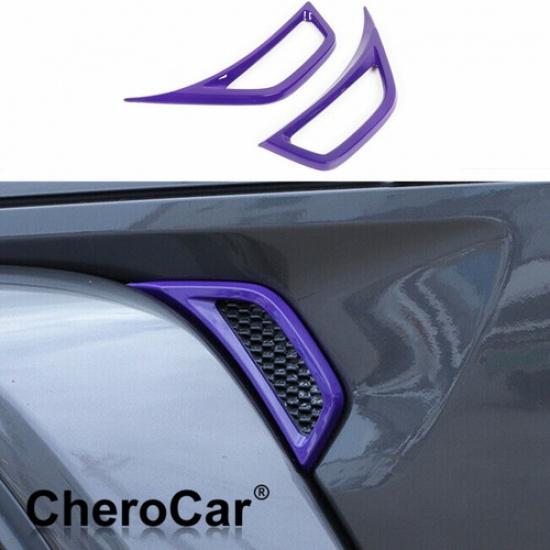 Purple Fender Side Vent Outlet Cover Trim For Jeep Wrangler JL JT Accessories