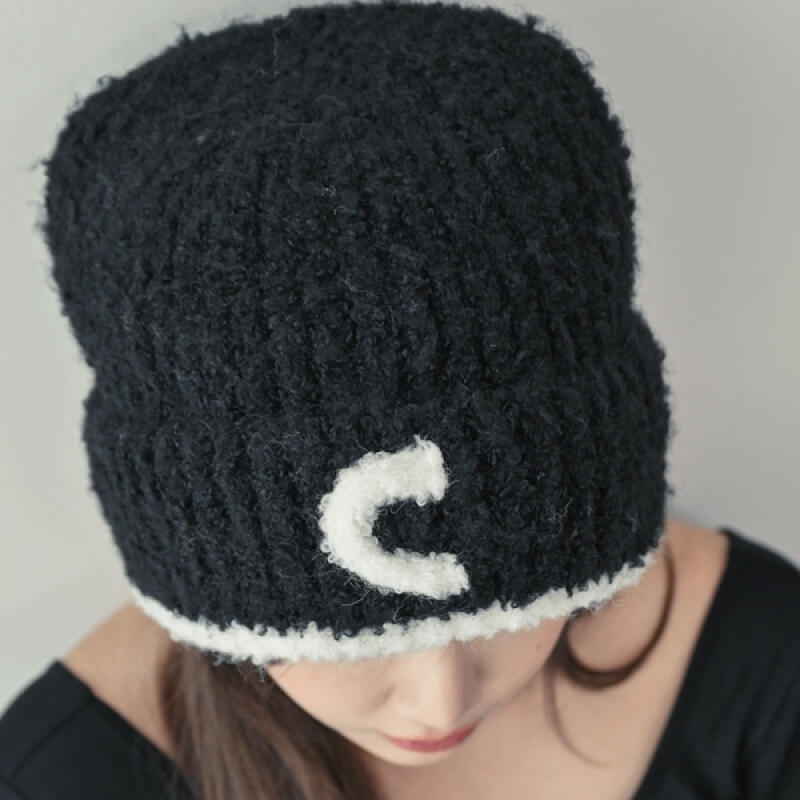 Women s Winter Gear Logo Knit Beanie Hat beige