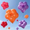 10/20/50Pcs Colorful Plum Blossom Balloons Flower Balloons, Suitable For Valentine'S Day, Birthdays, Wedding Party Decorations