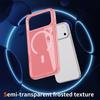 For iPhone 17 Pro Case PC+TPU Skin Touch Anti-drop Phone Cover Compatible with MagSafe