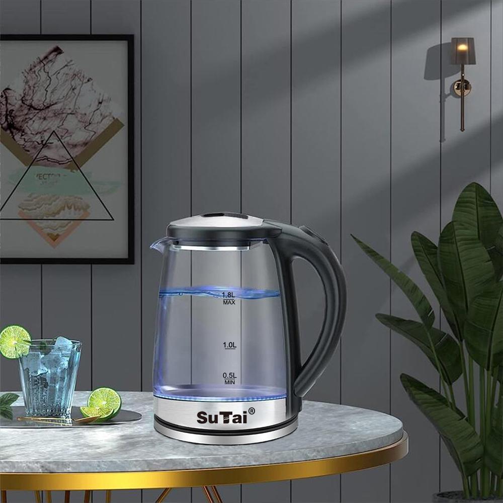 1pc, Electric Tea Kettle For Boiling Water, Stainless Steel Inner Lid & Filter, Hot Water Boiler