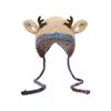 Soft Deer Horn Knit Winter Hat For Adults Kids Holiday Parties Cold Climate Outfits