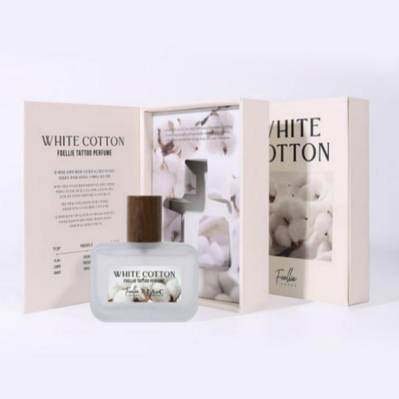 Foellie White Cotton Tattoo Perfume for Men 45ml