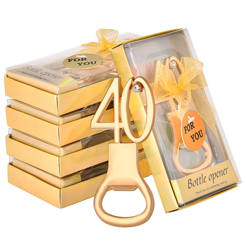 16/18/20/21/30/40/50/60 Shape Bottle Opener For Birthday Party Return Gifts Souvenirs Wedding Beer Opener Birthday Bottle Opener