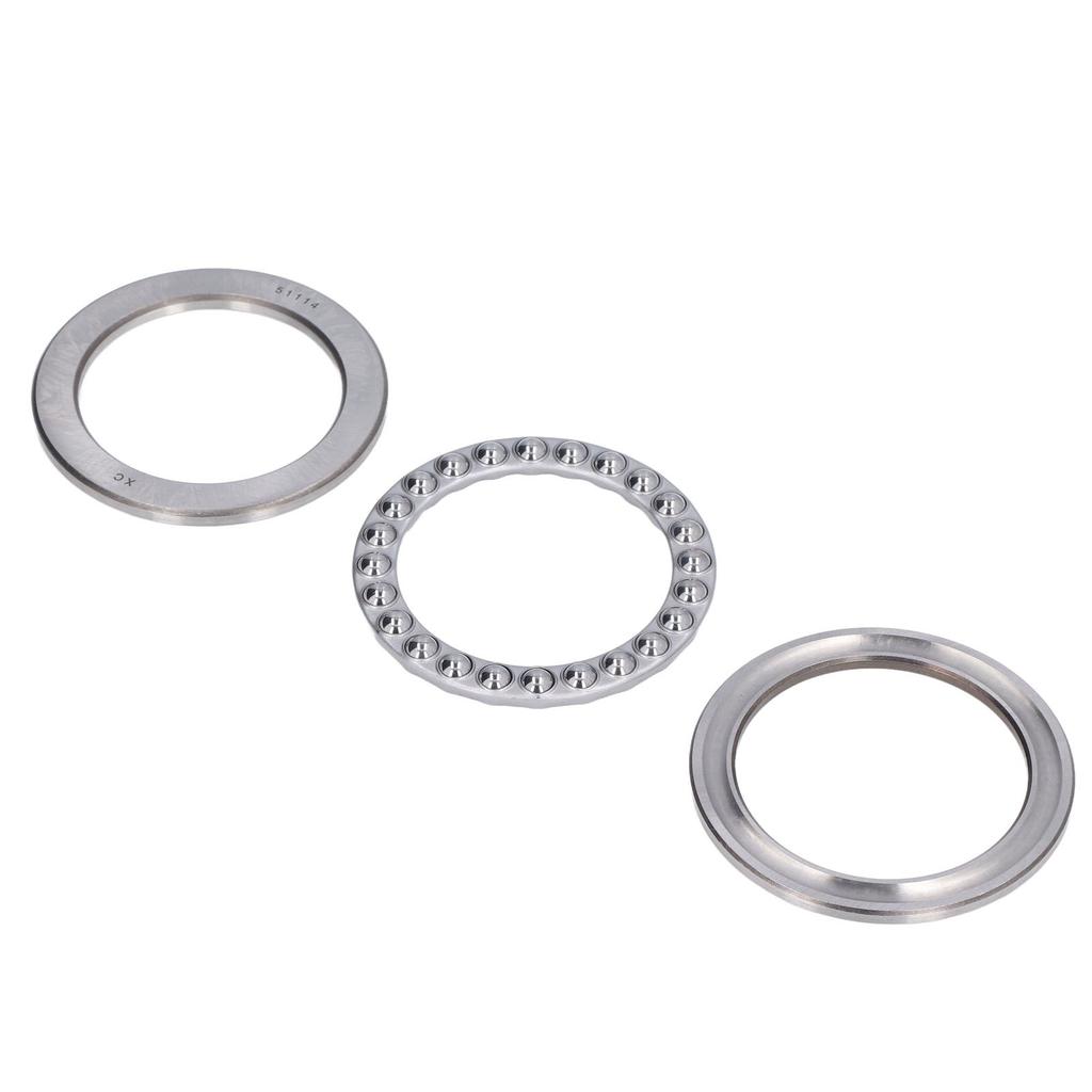 Cuscinetto a sfere di spinta 51114 75mm X 95mm X 18mm Cuscinetti a sfere di spinta in acciaio al carbonio Macchinari per forgiatura Cuscinetti per rulli stradali