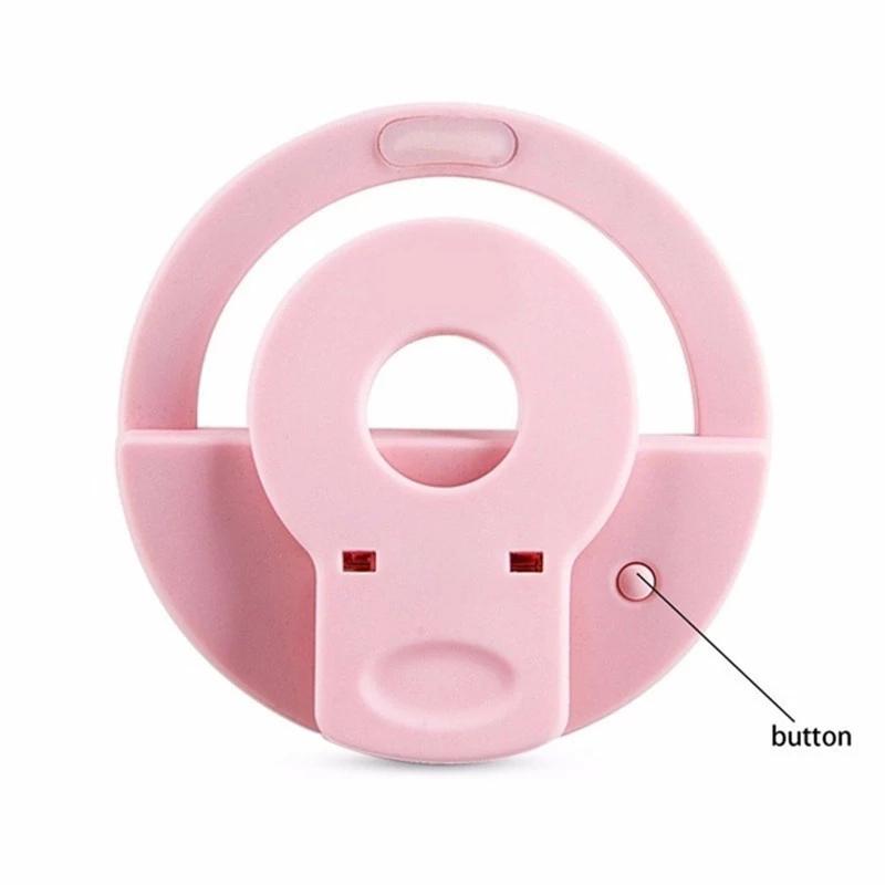 USB Charging Selfie Lights for Mobile Phone Clip Lens Ring LED Light Lamp Flash Beauty for Live Broadcast / Product Photography