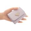 Prada 1MH043_2CNP_F0230 Dreifach gefaltete Geldbörse lila/Glycine Kalbsleder Damen