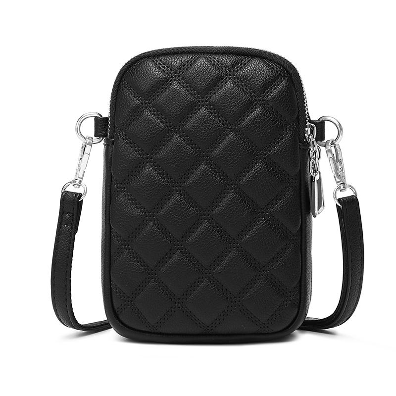 Neue Modische Diamantmuster Mehrfachfach Tasche Handy-Tasche Lässige Leichte Schulter-Umhängetasche