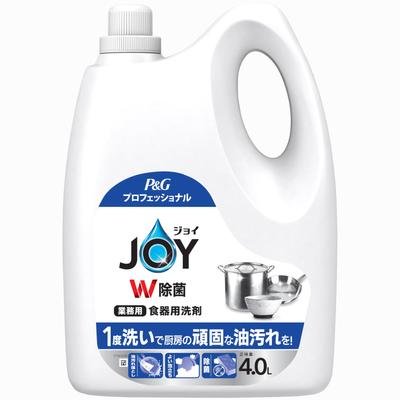 Joy W Disinfecting Dish Detergent Commercial Use Refill 4L Professional [Large Capacity] P&G