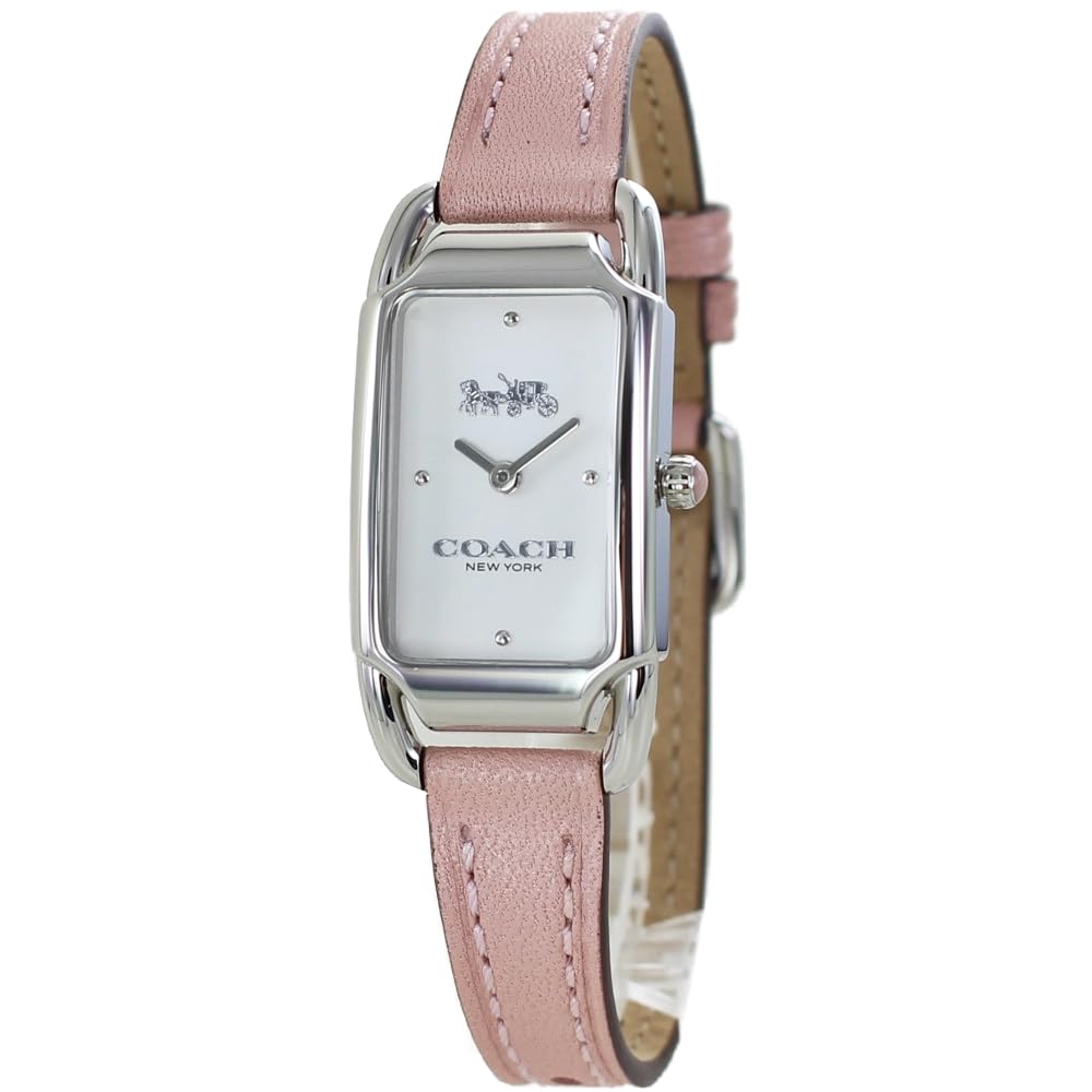 

Watch Square Dial Pink Leather Watch Leather 14504040 [Coach] Women s [Item] розовый