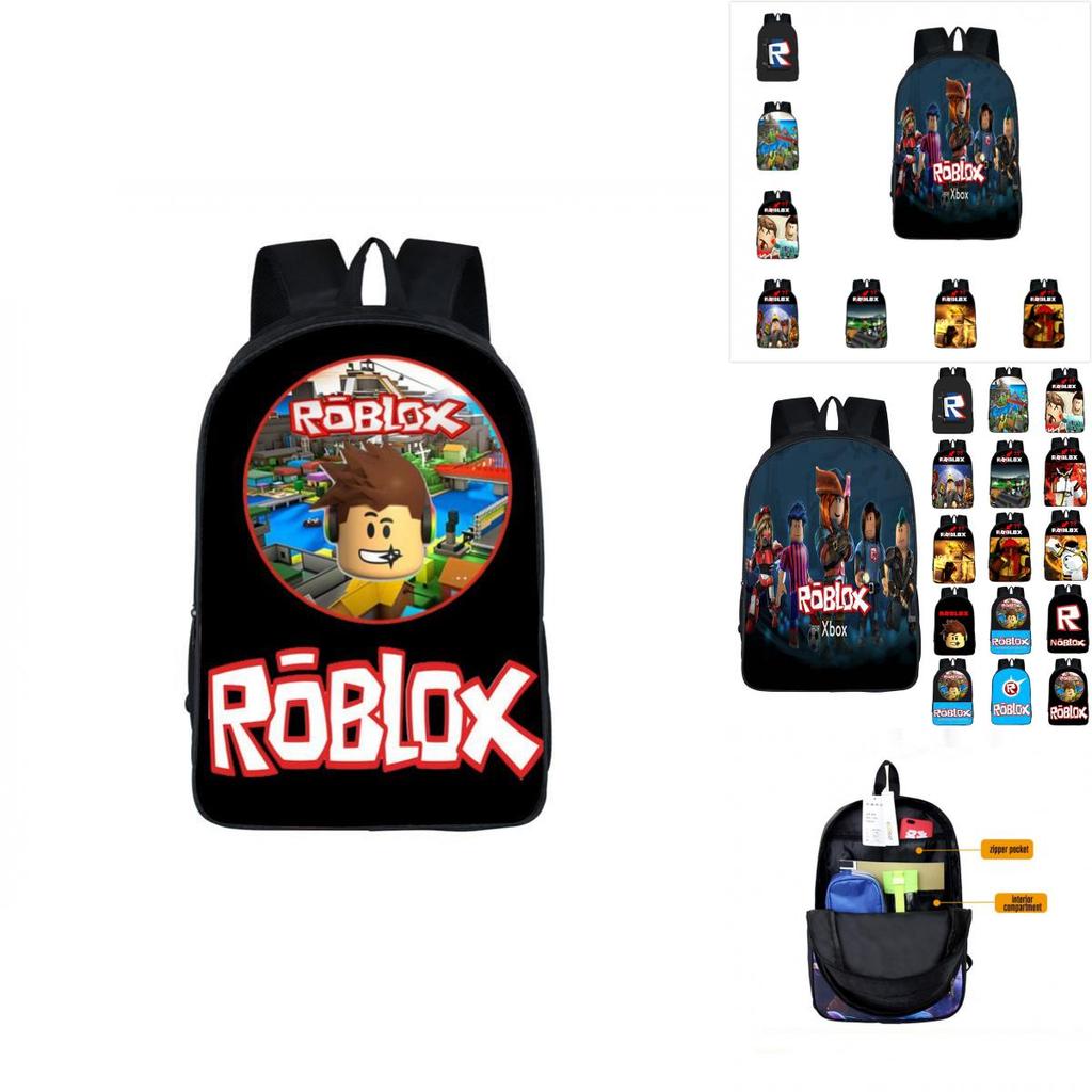 Stylish Roblox Backpack With Multicolor Design And Large Capacity For School Use
